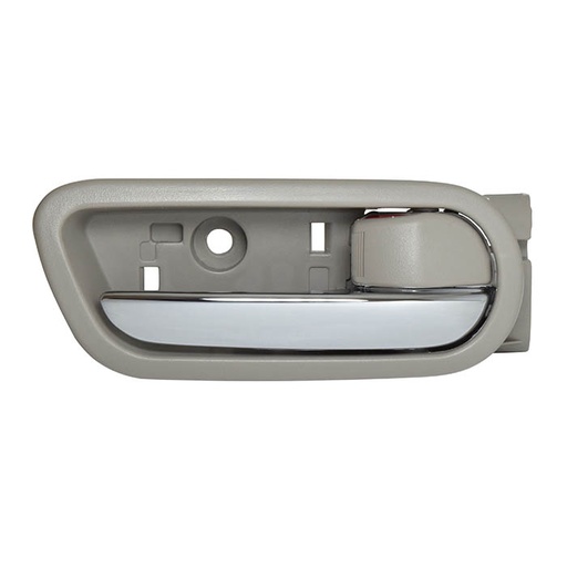 [012-1902-14] MANIJA INTERIOR MZ 6 09-13  BEIGE/CROMADA PLASTICO HUSHAN Derecho Trasera  