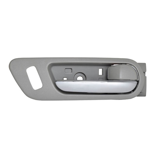 [012-1902-16] MANIJA INTERIOR MZ 6 09-13  CON HOYO PARA SEGURO GRIS/CROMO PLASTICO HUSHAN Derecho Delantera  