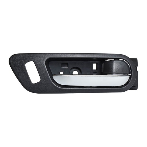[012-1902-20] MANIJA INTERIOR MZ 6 09-13  CON HOYO PARA SEGURO NEGRA/CROMO PLASTICO HUSHAN Derecho Delantera  