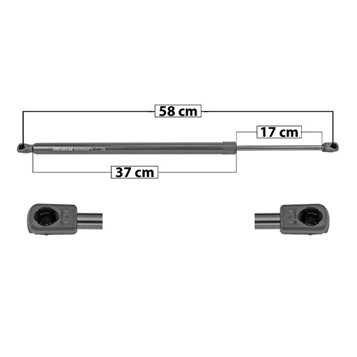 [004-1921-00] AMORTIGUADOR 5TA PUERTA MZ CX-30 20-22  58 37 17 605 136 61.69 645 145 65.77 SPART 6502 Derecho/Izquierdo   