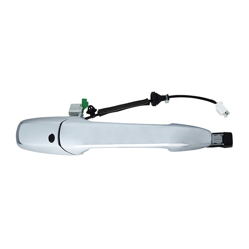 [012-1909-06] MANIJA EXTERIOR MZ CX-7 07-12/CX-9 07-15  SIN HOYO PARA LLAVE CON SENSOR CROMADA PLASTICO HUSHAN Derecho Delantera  