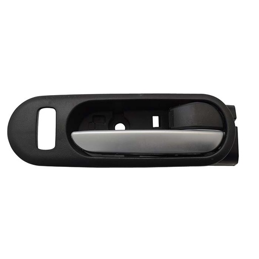 [012-1903-08] MANIJA INTERIOR MZ CX-7 07-12  CON HOYO PARA SEGURO NEGRO/PLATA PLASTICO HUSHAN Derecho Delantera  