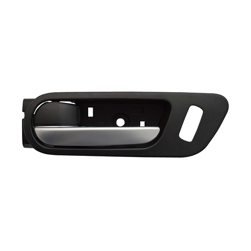 [012-1909-01] MANIJA INTERIOR MZ CX-9 07-15  CON HOYO PARA SEGURO NEGRO/PLATA PLASTICO HUSHAN Izquierdo Delantera  