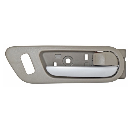 [012-1909-10] MANIJA INTERIOR MZ CX-9 07-15  CON HOYO PARA SEGURO BEIGE/PLATA PLASTICO HUSHAN Derecho Delantera  