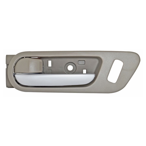 [012-1909-11] MANIJA INTERIOR MZ CX-9 07-15  CON HOYO PARA SEGURO BEIGE/PLATA PLASTICO HUSHAN Izquierdo Delantera  