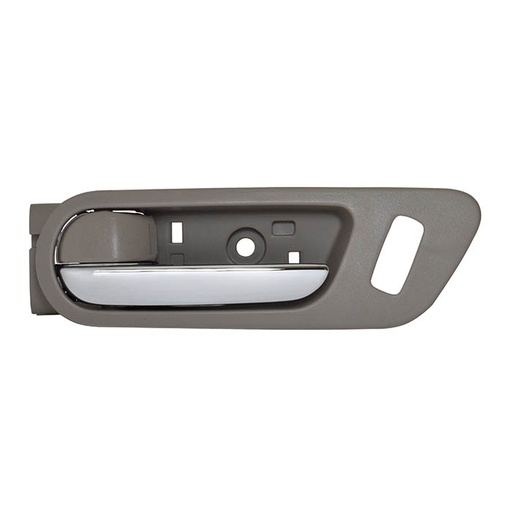 [012-1909-09] MANIJA INTERIOR MZ CX-9 07-15  CON HOYO PARA SEGURO BEIGE/CROMADA PLASTICO HUSHAN Izquierdo Delantera  