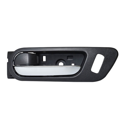 [012-1909-15] MANIJA INTERIOR MZ CX-9 07-15  CON HOYO PARA SEGURO NEGRA/CROMO PLASTICO HUSHAN Izquierdo Delantera  