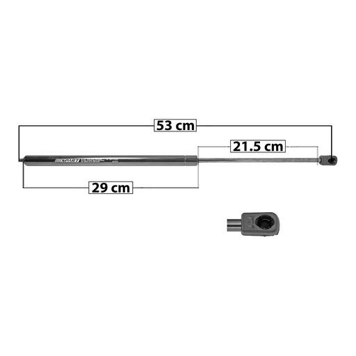 [004-2002-03] AMORTIGUADOR COFRE MC CLASE-C 01-07/200 01-04/230 02-05  53 29 21.5 ENTRADA TIPO ORIGINAL ENTRADA 2 TIPO 9 310 69.69 31.61 250 56.2 25.49 SPART SP-7028 Izquierdo   