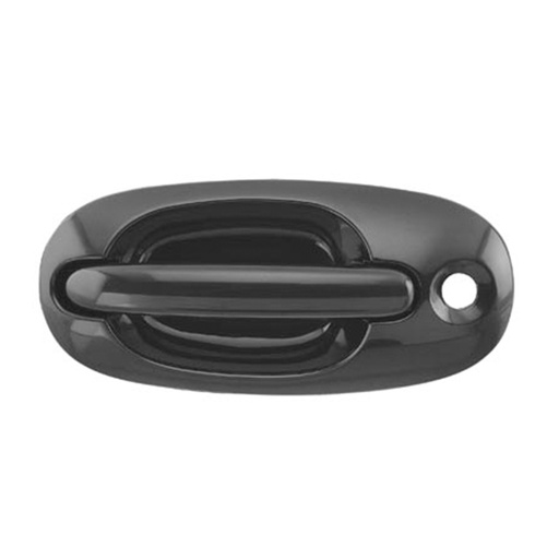 [012-0718-07] MANIJA EXTERIOR CR VOYAGER/TOWN & COUNTRY  DG CARAVAN 96-00  CON HOYO PARA LLAVE CORRUGADA PLASTICO HUSHAN Izquierdo Delantera  