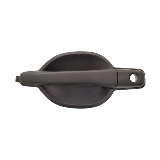 [012-2202-11] MANIJA EXTERIOR MT ENDEAVOR 04-11  CON HOYO PARA LLAVE CORRUGADA NEGRA PLASTICO HUSHAN Izquierdo Delantera  