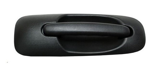 [012-0718-10] MANIJA EXTERIOR CR VOYAGER/TOWN & COUNTRY  DG CARAVAN 01-07  SIN HOYO PARA LLAVE CORRUGADA NEGRA HUSHAN Derecho Delantera  