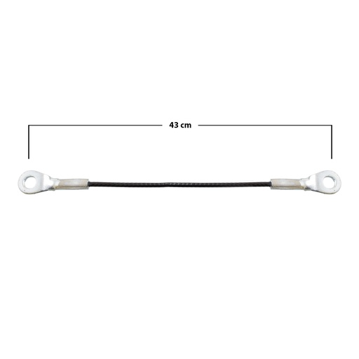 [104999] CABLES DE TAPA MT L200 05-15  1 PIEZA 43 CM Derecho/Izquierdo   