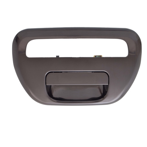[012-2204-15] MANIJA DE TAPA MT L200 06-15  MANIJA MAS BISEL SIN STOP LISA NEGRA PLASTICO HUSHAN    