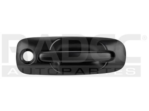 [012-0718-19] MANIJA EXTERIOR CR VOYAGER/TOWN & COUNTRY  DG CARAVAN 01-07  CON HOYO PARA LLAVE LISA PARA PINTAR NEGRA PLASTICO HUSHAN Izquierdo  Puerta corrediza 