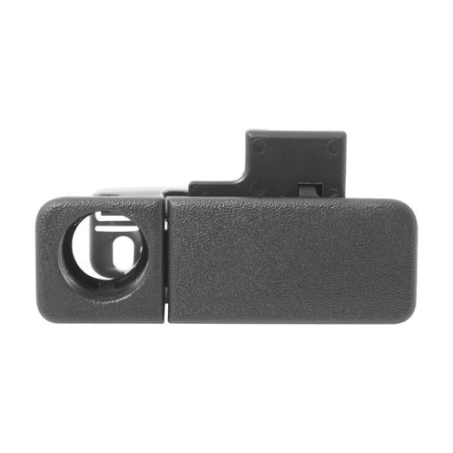 [107093] MANIJA INTERIOR NS ALTIMA 02-06/MAXIMA 00-08/MURANO 04-08/QUEST 04-09/SENTRA 95-06/PATHFINDER 96-04  CON HOYO PARA LLAVE PARA GUANTERA CORRUGADA NEGRA PLASTICO    