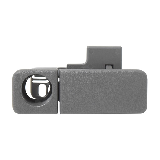 [107094] MANIJA INTERIOR NS ALTIMA 02-06/MAXIMA 00-08/MURANO 04-08/PATHFINDER 96-04/QUEST 04-09/SENTRA 95-06  CON HOYO PARA LLAVE PARA GUANTERA CORRUGADA GRIS PLASTICO    
