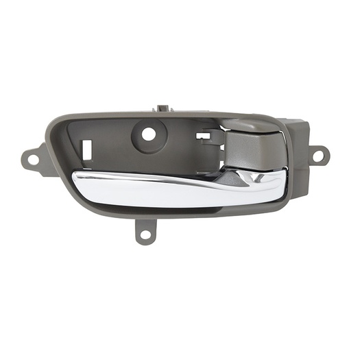[012-2302-44] MANIJA INTERIOR NS ALTIMA 13-17/MAXIMA 16-18/ARMADA 15-17/PATHFINDER 13-17/MURANO 2019/URVAN 14-21  GRIS/CROMO PLASTICO HUSHAN Derecho Delantera/Trasera  