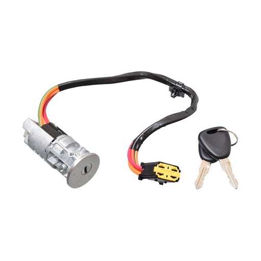 [223-2601-00] CILINDRO DE ENCENDIDO RN CLIO 02-10/MEGANE I 01-03/SCENIC I 01-04  NS APRIO 08-10/PLATINA 02-10  METAL CROMADO 12VCC MANIJAUTO    