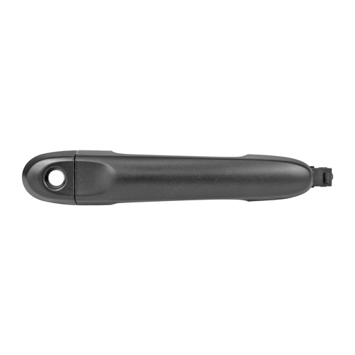 [012-2344-09] MANIJA EXTERIOR NS CUBE 09-14/JUKE 11-17/MARCH 12-20/VERSA 12-19/V-DRIVE 20-23  CON HOYO PARA LLAVE/SIN HOYO PARA SENSOR CORRUGADA NEGRA PLASTICO HUSHAN Derecho Delantera  