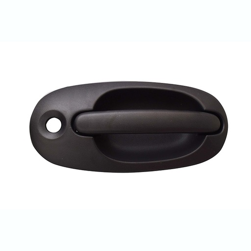 [012-0718-26] MANIJA EXTERIOR CR VOYAGER/TOWN & COUNTRY  DG CARAVAN 96-00  CON HOYO PARA LLAVE CORRUGADA NEGRA PLASTICO HUSHAN Derecho  Puerta corrediza 