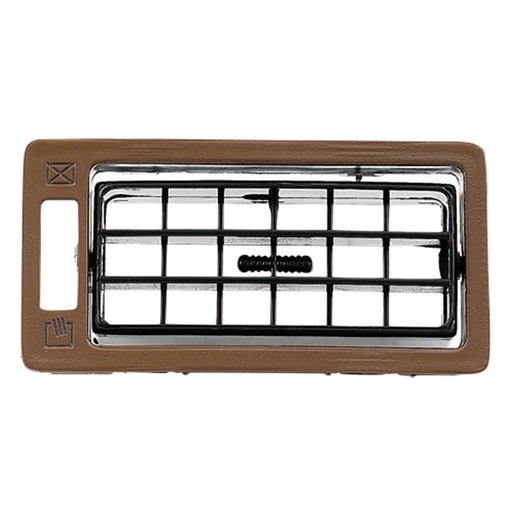 [14003] REJILLA NS D21 86-92/PATHFINDER 87-95  LATERAL TAB AIRE AMERICANO CAFE PLASTICO Derecho/Izquierdo   