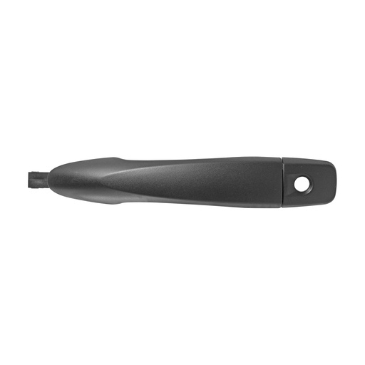 [012-2307-27] MANIJA EXTERIOR NS KICKS 17-22/VERSA 20-22/NP300/FRONTIER 16-22  CON HOYO PARA LLAVE SIN SENSOR CORRUGADA NEGRA PLASTICO HUSHAN Izquierdo Delantera  