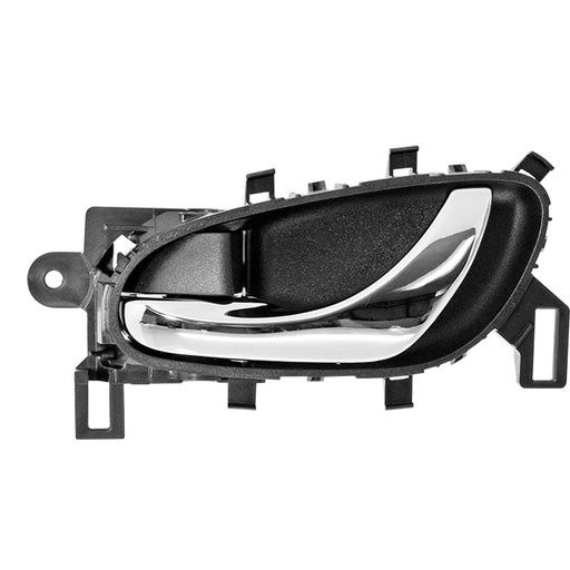 [012-2316-59] MANIJA INTERIOR NS SENTRA 13-19/NP300/FRONTIER 16-22/X-TRAIL 14-22  NEGRA/CROMO PLASTICO HUSHAN Izquierdo Delantera/Trasera  