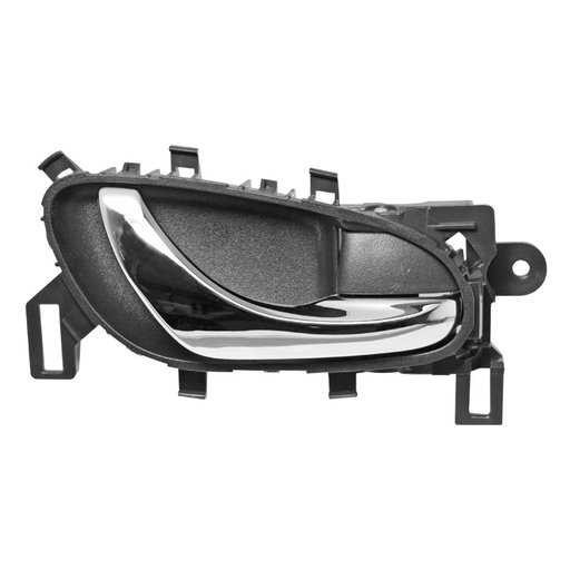 [012-2316-62] MANIJA INTERIOR NS SENTRA 13-19/NP300/FRONTIER 16-22/X-TRAIL 14-22  GRIS/CROMO PLASTICO HUSHAN Derecho Delantera/Trasera  