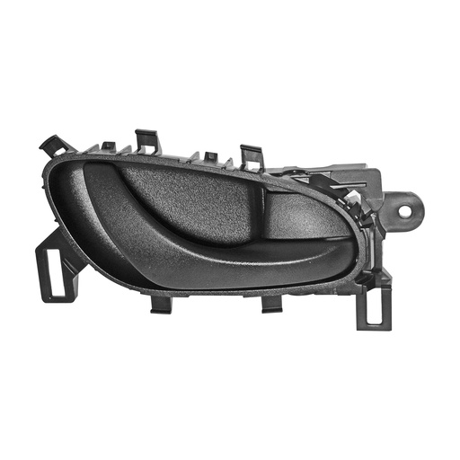 [012-2316-60] MANIJA INTERIOR NS SENTRA 13-19/NP300/FRONTIER 16-22/X-TRAIL 14-22  CORRUGADA NEGRA PLASTICO HUSHAN Derecho Delantera/Trasera  