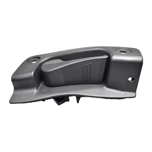 [012-2307-35] MANIJA INTERIOR NS FRONTIER EXTENDED CAB 05-15  NEGRO PLASTICO HUSHAN Izquierdo Trasera  