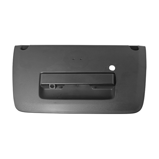 [012-2307-37] MANIJA DE TAPA NS FRONTIER PRO-4X 13-15  CON HOYO PARA LLAVE CON BISEL CON CAMARA INTEGRADA C/CABLEADO P/ADAPTAR 8MTS CORRUGADA NEGRA PLASTICO HUSHAN    