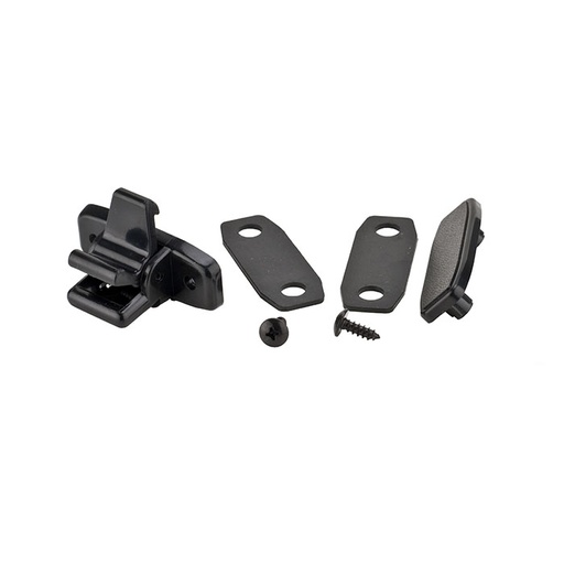 [312-2322-00] BROCHE VENTANILLA NS URVAN 02-18/ICHI VAN 85-94  CORRUGADA 6 PIEZAS NEGRO HUSHAN Derecho/Izquierdo  Puerta corrediza 