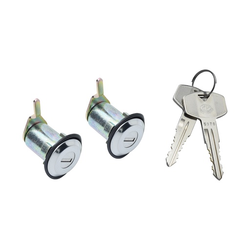 [70418] CILINDRO PARA PUERTA NS URVAN 00-01/ICHI VAN 87-94  JUEGO METAL CROMADO TIPO ORIGINAL    