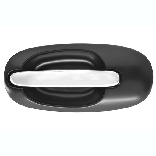 [012-0718-51] MANIJA EXTERIOR CR VOYAGER/TOWN & COUNTRY  DG CARAVAN 96-00  SIN HOYO PARA LLAVE LISA PARA PINTAR NEGRA/CROMO PLASTICO HUSHAN Izquierdo  Puerta corrediza 