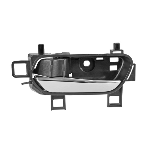 [012-2330-03] MANIJA INTERIOR NS VERSA 20-22/KICKS 17-22  CROMADA/NEGRA PLASTICO HUSHAN Izquierdo Delantera/Trasera  