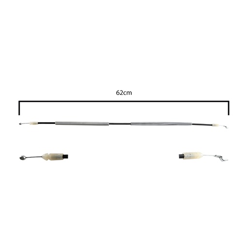 [108257] CHICOTE CERRADURA NS MARCH 11-20  62 CM PARA MANIJA INTERIOR GENERICA Izquierdo Delantera  