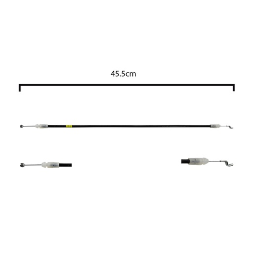[108259] CHICOTE CERRADURA NS MARCH 11-20  45.5CM PARA MANIJA INTERIOR GENERICA Izquierdo Trasera  
