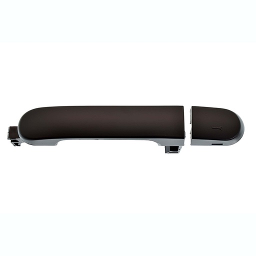 [012-2311-05] MANIJA EXTERIOR NS MICRA 04-07  LISA PARA PINTAR NEGRA PLASTICO HUSHAN Izquierdo Delantera  
