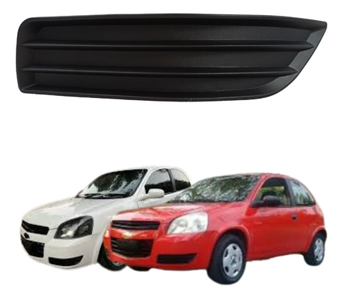[003-0614-03] REJILLA FASCIA CV CHEVY/C3 09-12 S/HOYO P/FARO IZQ