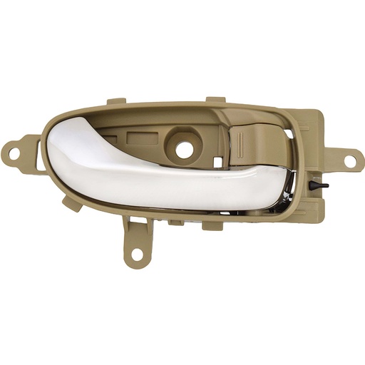[012-2312-10] MANIJA INTERIOR NS MURANO 09-14  BEIGE/CROMADA PLASTICO HUSHAN Derecho Delantera/Trasera  