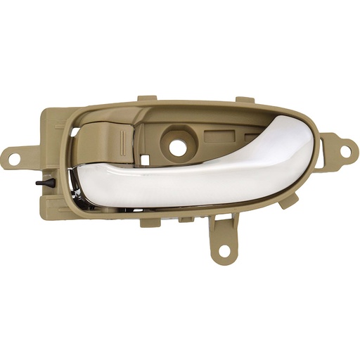 [012-2312-11] MANIJA INTERIOR NS MURANO 09-14  BEIGE/CROMADA PLASTICO HUSHAN Izquierdo Delantera/Trasera  
