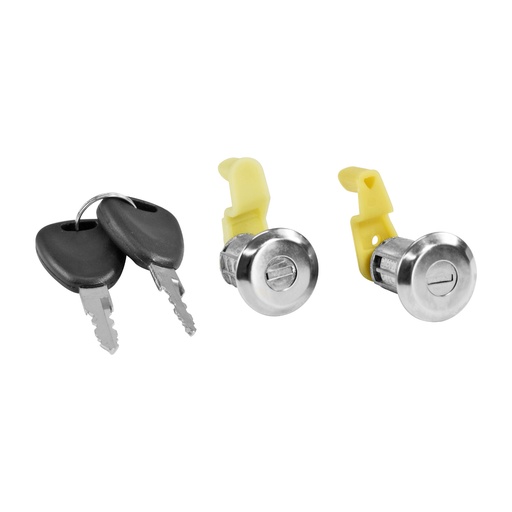 [002-2314-02] CILINDRO PARA PUERTA NS PLATINA  RN CLIO 02-10  JUEGO METAL CROMO MANIJAUTO Derecho/Izquierdo   