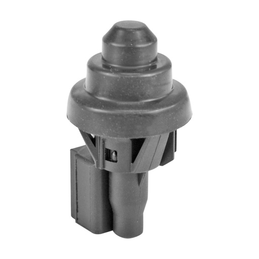 [71118] INTERRUPTOR LUZ DE PUERTA NS PLATINA  RN CLIO 02-10  2 PINS NEGRO 12VCC    