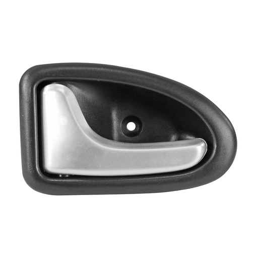 [107679] MANIJA INTERIOR NS PLATINA  RN CLIO 02-10/MEGANE 01-03/SCENIC 01-04/TRAFIC 07-14  PARA CHICOTE NEGRO/PLATA PLASTICO GENERICA Izquierdo Delantera  
