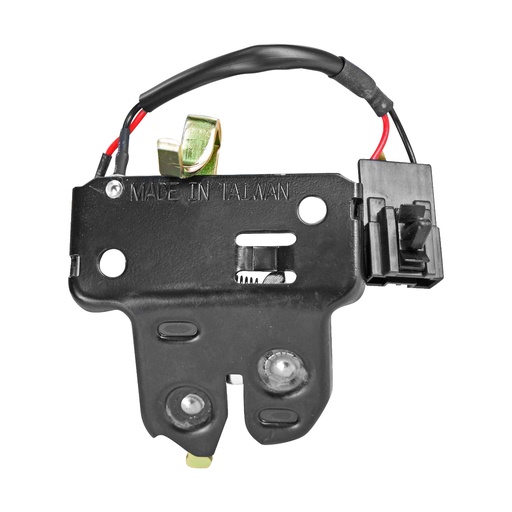 [002-2321-15] CHAPA DE CAJUELA NS TSURU III 92-17  CON ADAPTACION P/ELECTRICA METAL 12VCC 2 PINS C/ARNES    