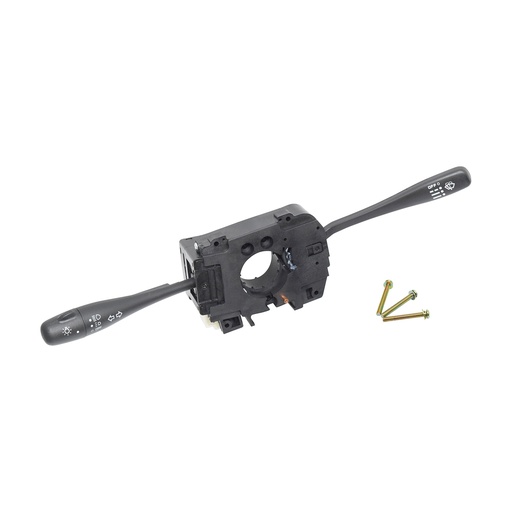 [222-2321-03] PALANCA DIRECCIONAL NS TSURU III 92-17  CONTROL LUCES/LIMPIABRISAS  18 PINS 3 PASOS NEGRA 12VCC MANIJAUTO    