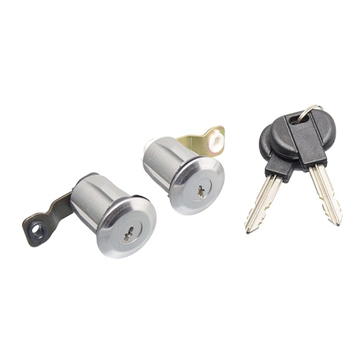 [224-2407-00] CILINDRO PARA PUERTA PG PARTNER 04-11  JUEGO METAL CROMADO MANIJAUTO    