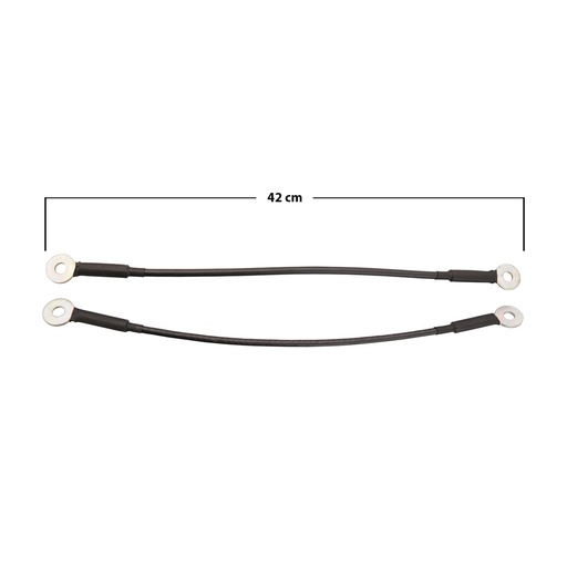 [001-2560-00] CABLES DE TAPA PT AZTEK 01-05  JUEGO 42CM HUSHAN    