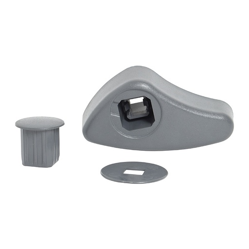 [012-2601-19] MANIJA INTERIOR RN CLIO 02-10/KANGOO 04-18  GRIS PLASTICO PARA RECLINAR ASIENTO Izquierdo Delantera  
