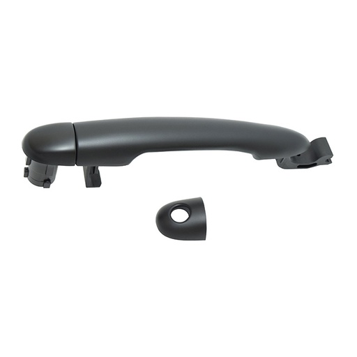 [012-2601-01] MANIJA EXTERIOR RN CLIO EURO 07-09  CON Y SIN HOYO PARA LLAVE LISA PARA PINTAR NEGRA PLASTICO HUSHAN Derecho/Izquierdo Delantera/Trasera  
